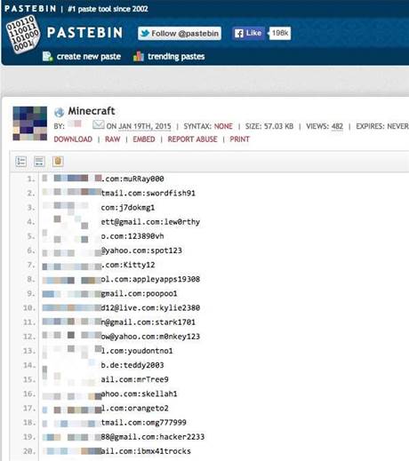 Minecraft data breach – usernames and passwords leaked online - IT  Governance Blog En