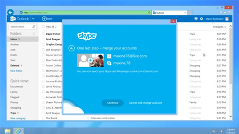 Skype morphs into Outlook.com