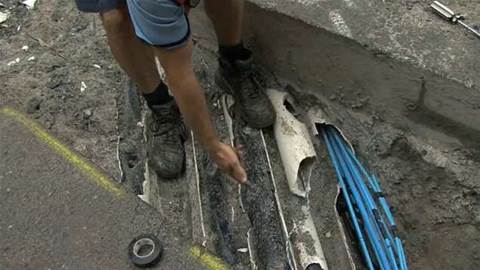 Telstra fibre optic cable damaged in NSW storms