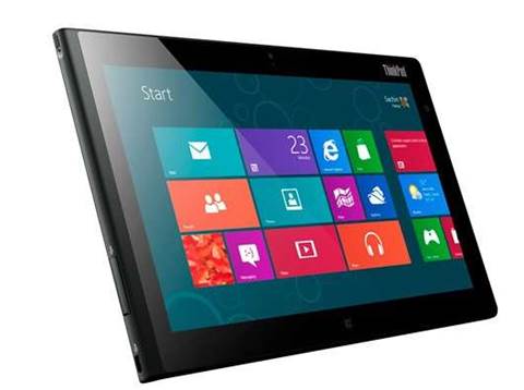 Lenovo launches Windows 8 tablet