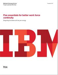 Five essentials for better work force continuity