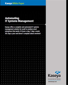 Whitepaper: Automating IT systems management