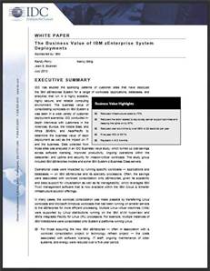 The Business Value of IBM zEnterprise System Deployments