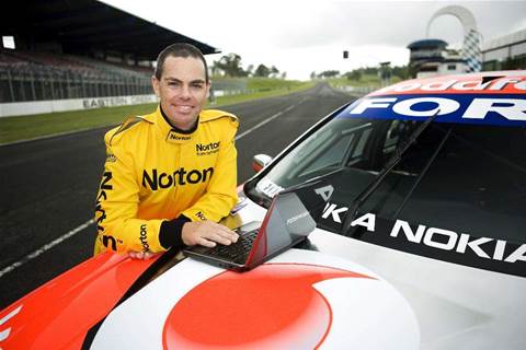 Symantec races ahead with Craig Lowndes