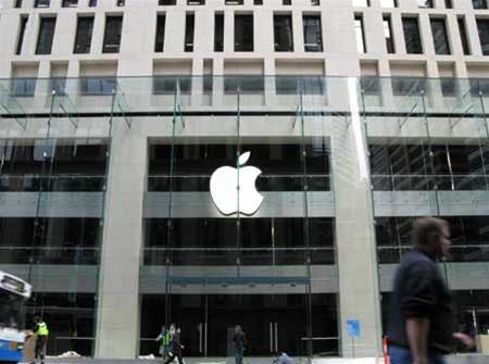 Wraps come off Sydney Apple store
