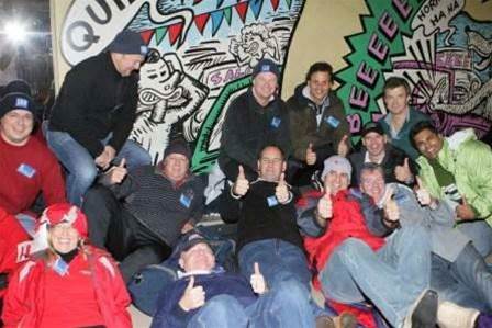 Dick Smith sleeps rough