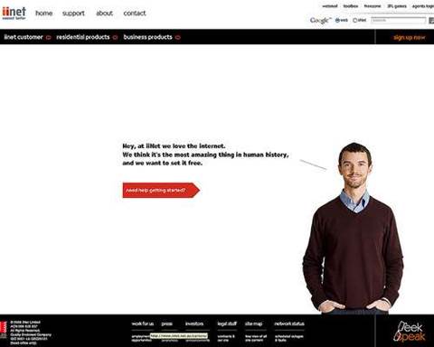 iiNet takes only ISP spot on internet board
