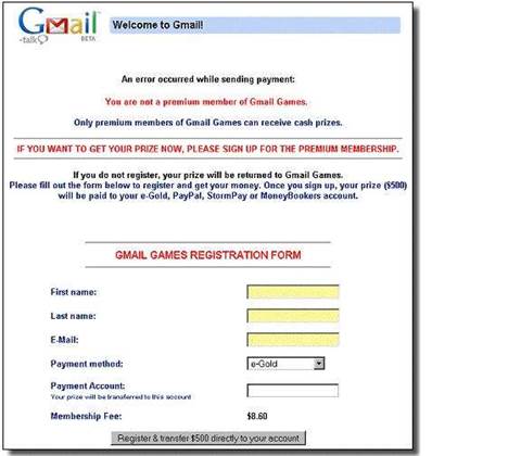 Phishing with Google
