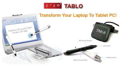 Alepine Peripherals converts notebooks to tablet PCs with Tablo