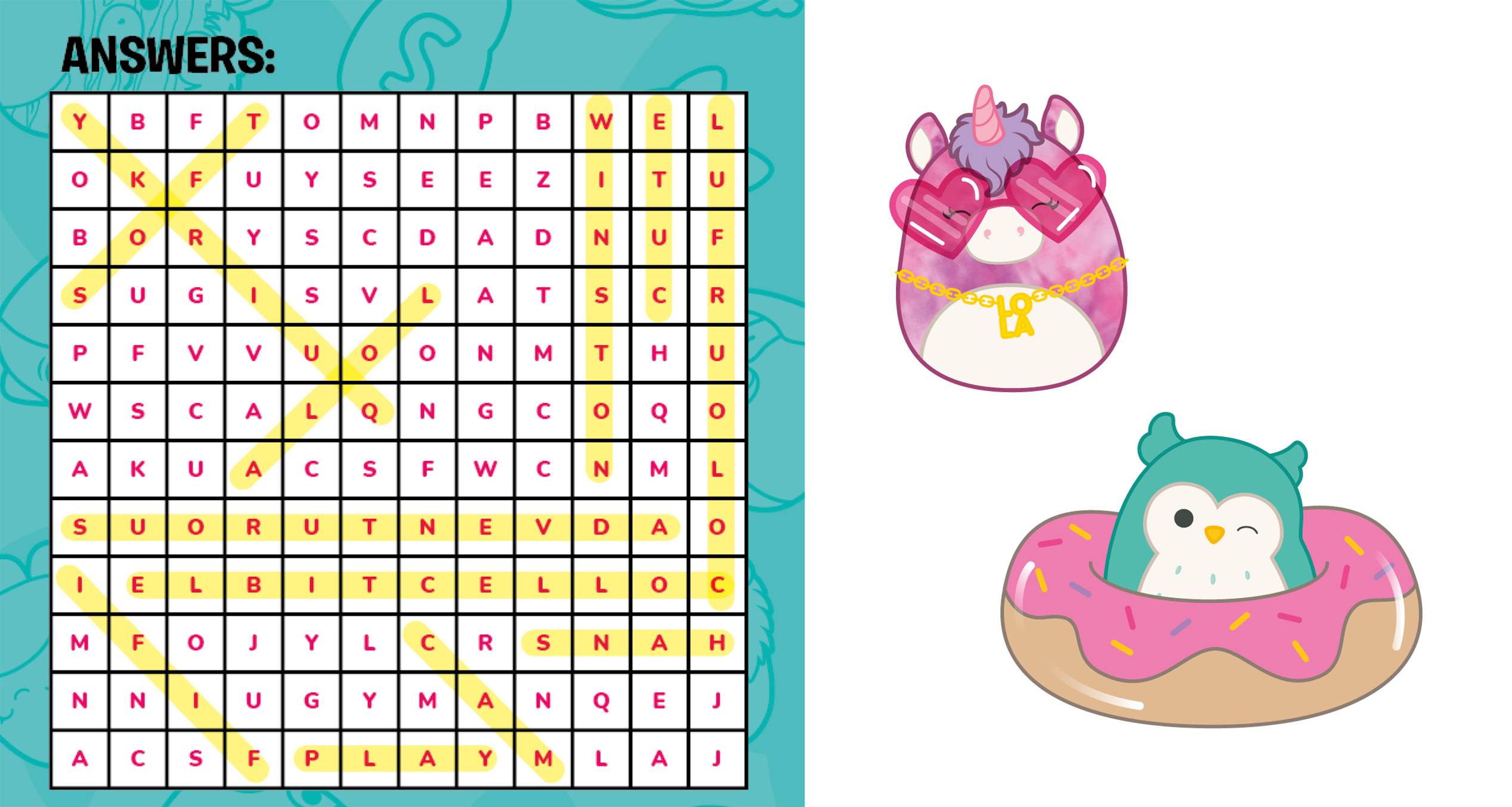 Can you complete this Squishmallows word search? – Total Girl