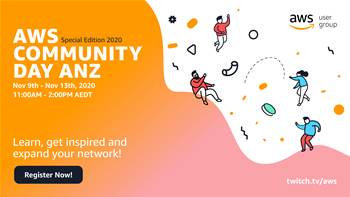 Join us for AWS Community Days - online edition (Nov 9-13)