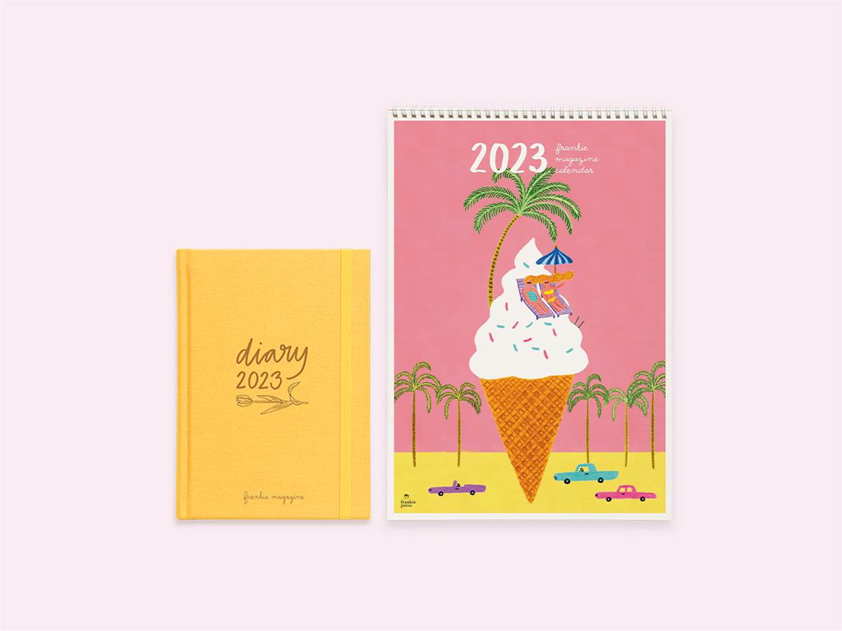 pre-order the 2024 frankie diary and calendar • life • frankie magazine •  australian fashion magazine online