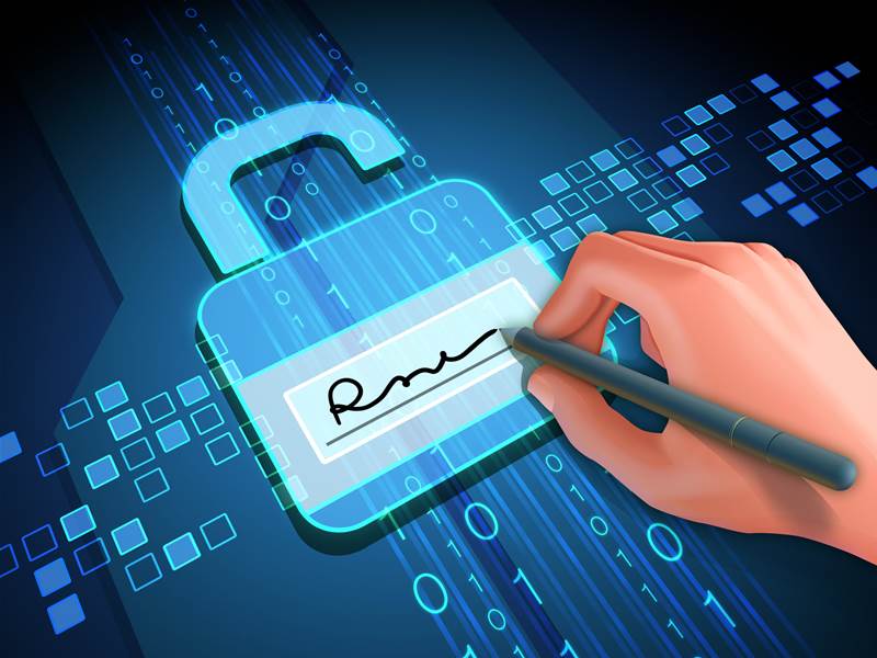 What makes digital signing secure?