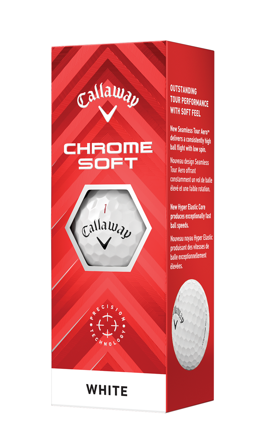 Callaway releases new Chrome Tour, Chrome Tour X & Chrome Soft balls