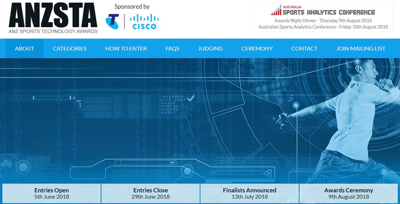 Announcing the ANZ Sports Technology Awards