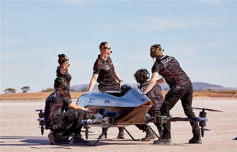 Telstra Purple to help launch flying EV race series