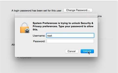 Mac flaw allows full admin rights without a password