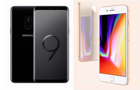 Samsung Galaxy S9 vs iPhone 8