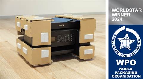 Epson wins WorldStar Global Packaging Award for sustainable cushioning material