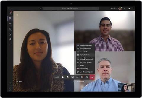 Fake Views! Teams adds new vid background wizardry