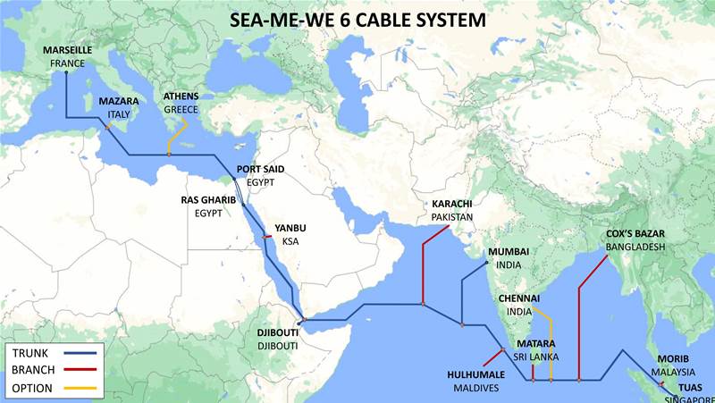 Singapore-France undersea cable build is underway