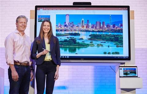 Microsoft unveils new devices category for collaboration screens
