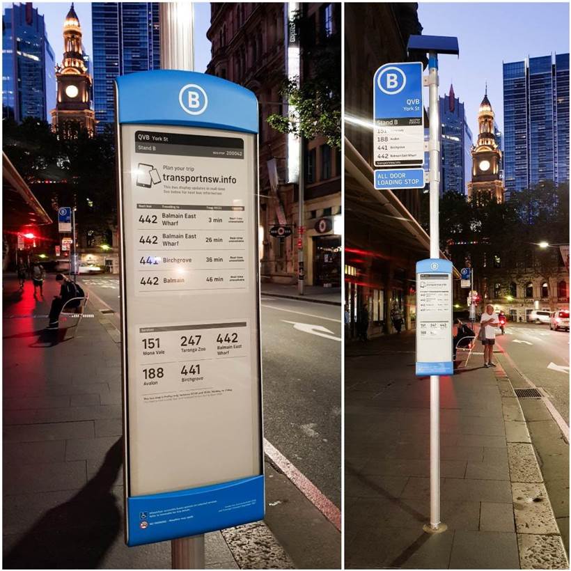 Real Time Information Comes To Sydney Bus Stops News Iot Hub