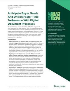 Unlock faster time-to-revenue using Adobe digital document processes