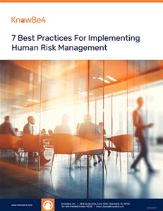 7 Best Practices For Implementing Human Risk Management