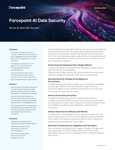 Forcepoint AI Data Security