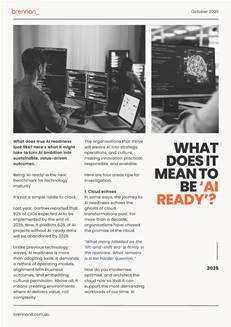 AI Readiness Starts Here: Build a Future-Proof, Value-Driven AI Strategy with Brennan