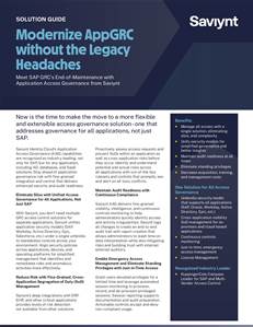 Saviynt Simplifies GRC and Access Control for SAP and Beyond