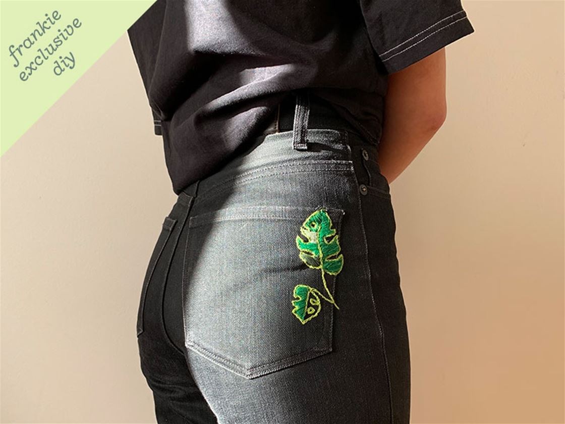 DIY Embroidered Jeans! 