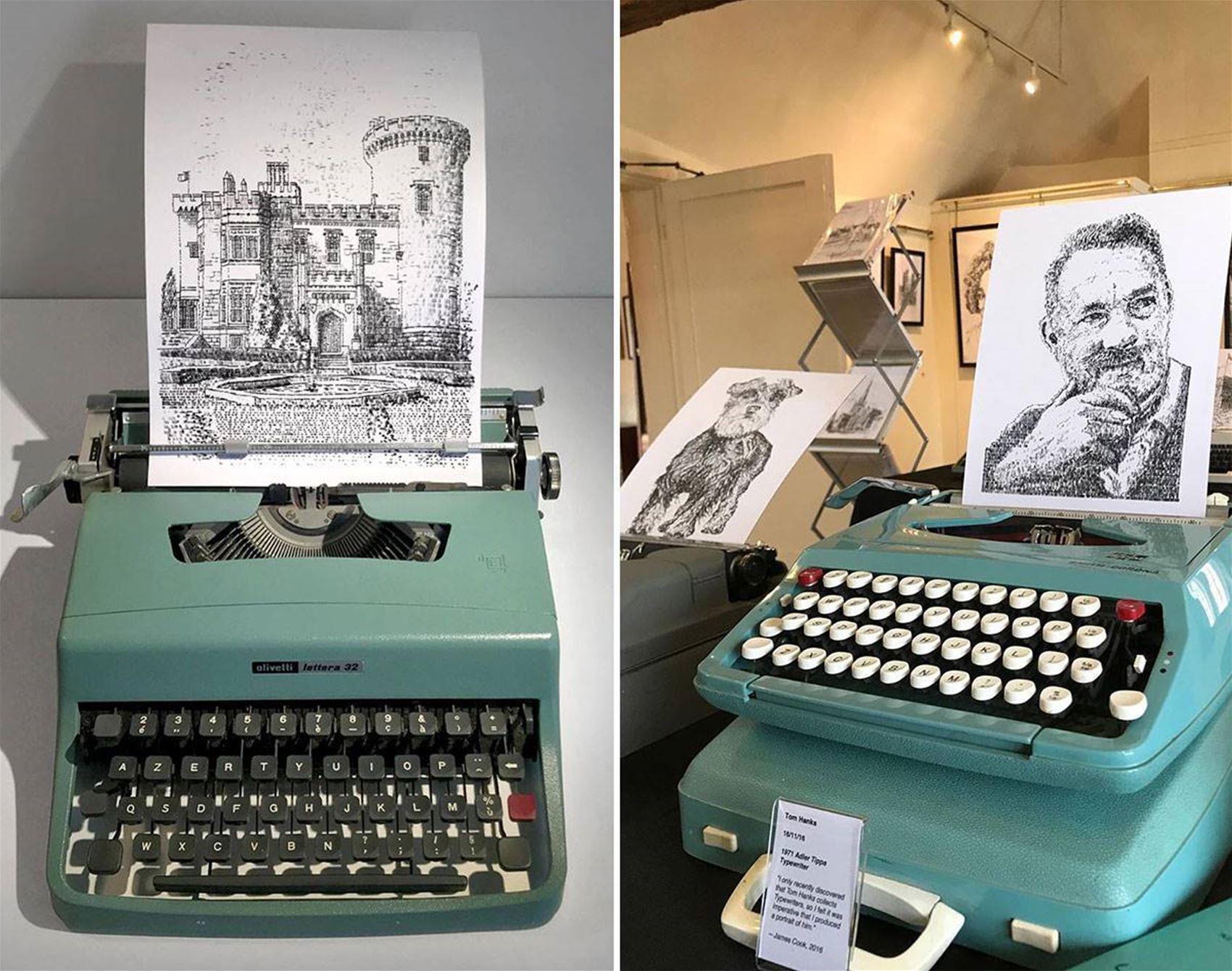 James Cooks Typewriter Art • Art • Frankie Magazine • Australian