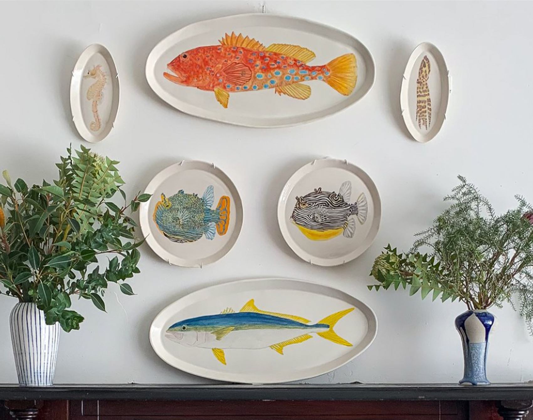 get a load of these fantastic fishy plates • interiors • frankie ...