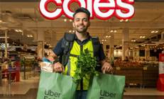 Coles expands its Uber Eats operations
