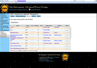 NASA admin panel