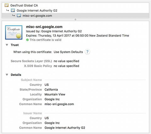 Google Sets Up Own Root Certificate Authority Security