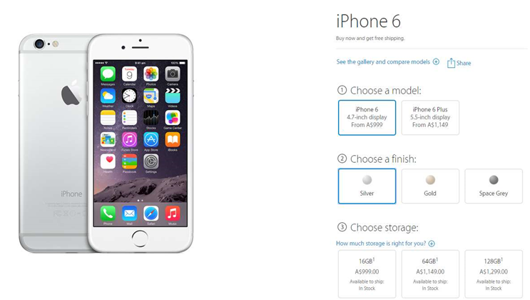 Apple jacks up Aussie iPhone 6 prices - Hardware - iTnews