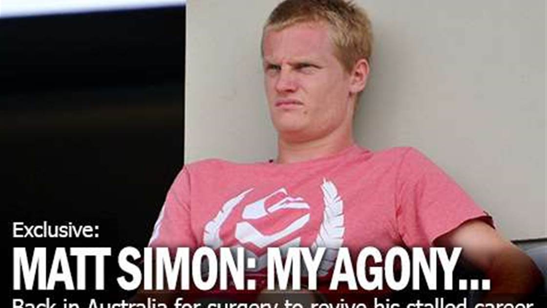 Matt Simon My Agony Ftbl The Home Of Football In Australia