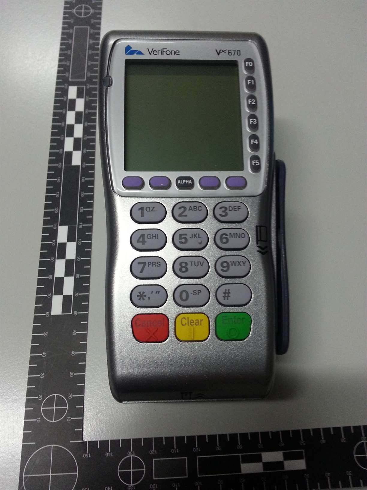 credit card terminal skimmer