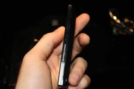 So slim: the Touch Diamond is a mere 11.5mm high