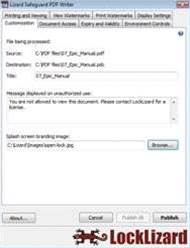 Review: LockLizard Safeguard PDF Security
