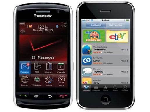 Review: First Look: Blackberry Storm compared with iPhone 3G