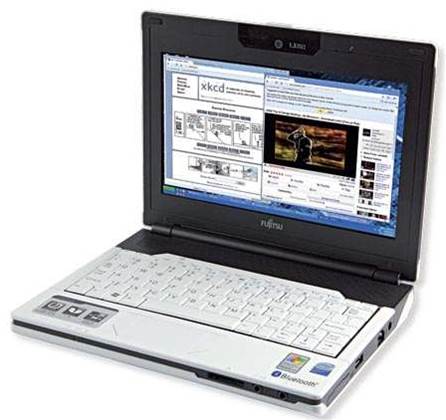 Review: Fujitsu Lifebook M1010 Netbook - cramped keyboard lets it down