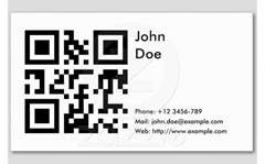 Create a QR code for your business card