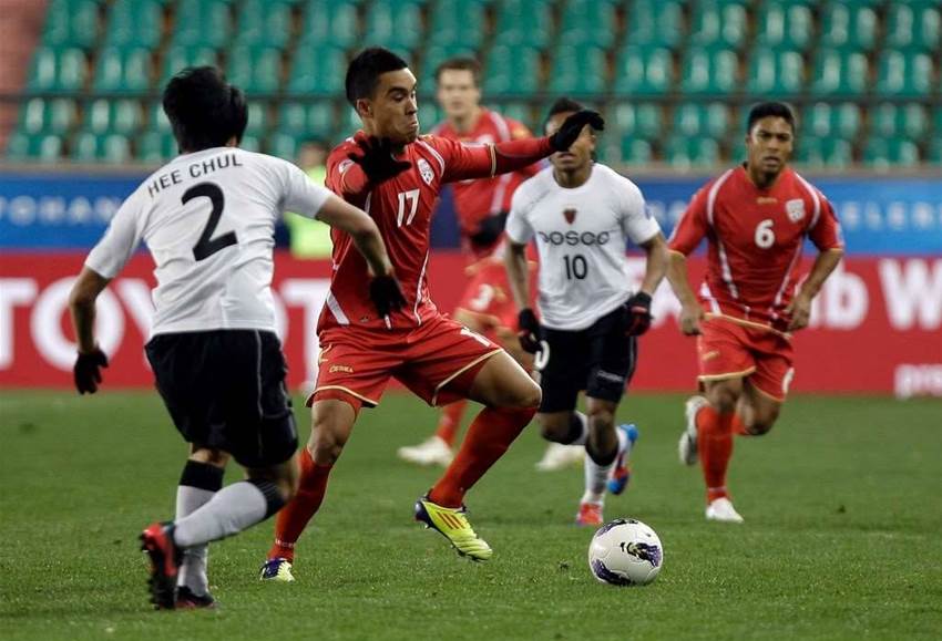 Adelaide v Pohang Action Adelaide v Pohang Action