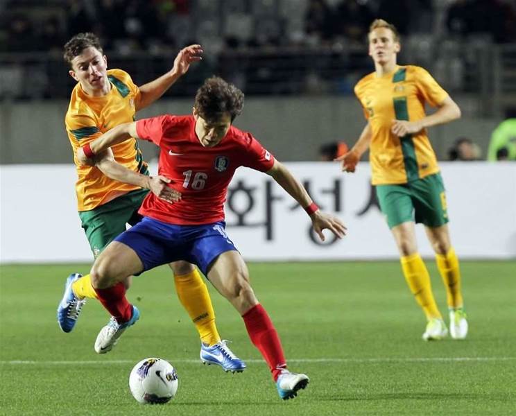 Korea v Australia Action Korea v Australia Action