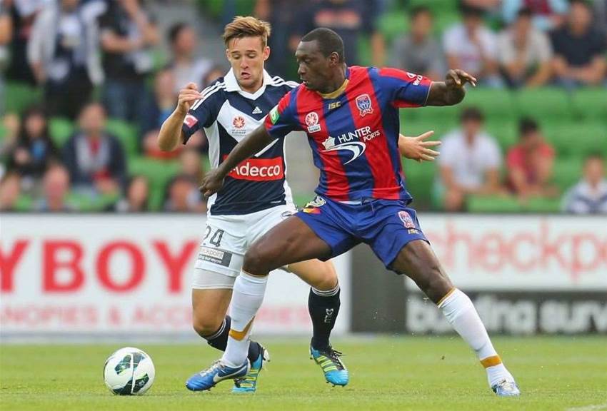 Melb Victory v Newcastle pics Melb Victory v Newcastle pics