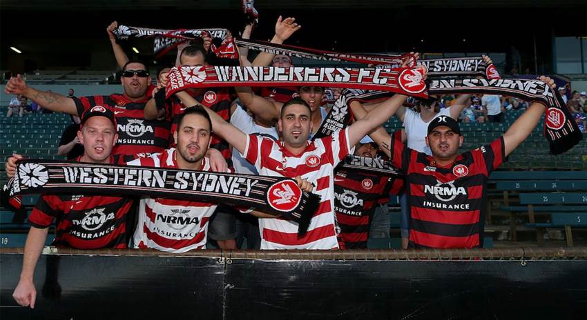 Glory v Wanderers match action Glory v Wanderers match action